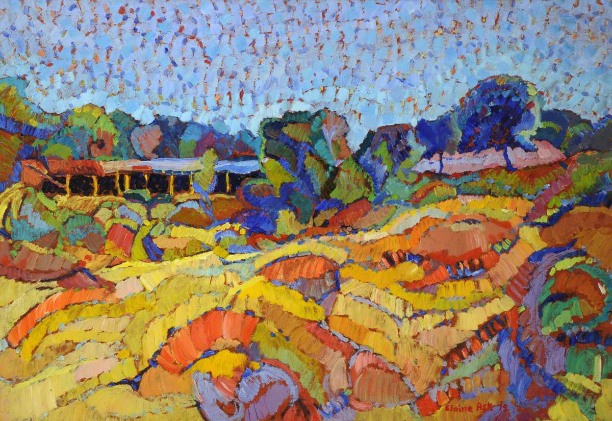 Oil painting on canvass by Ask, 1979
Currently in a the National Archives, so not available for sale. 